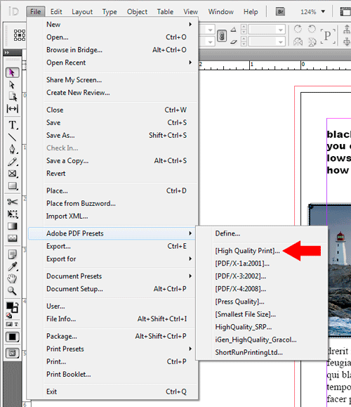 export from illustrator to indesign